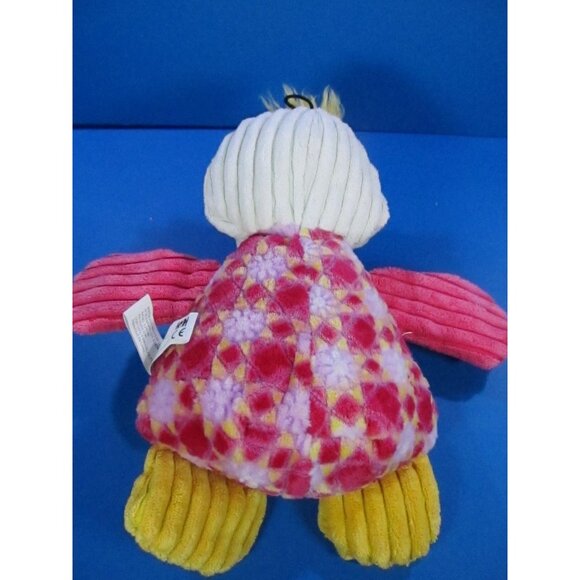 HOH Duck Squeaky Corduroy Dog Plush Toy 10" - Picture 2 of 4